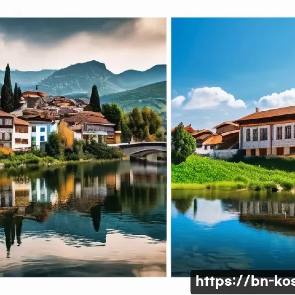 코소보 독립 선언 - Here are three image generation prompts in English, detailing various aspects of Kosovo's history an...