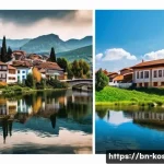 코소보 독립 선언 - Here are three image generation prompts in English, detailing various aspects of Kosovo's history an...
