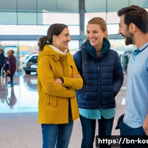 코소보에서 렌터카 이용법 - **Prompt:** A diverse family, consisting of two adults (a man and a woman in their 30s-40s) and two ...