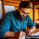Home 20 코소보 여행자 보험 필요성 - A detailed scene depicting a Bengali traveler in Kosovo preparing for unexpected emergencies during ...